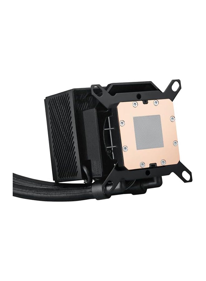 ASUS - ROG Ryujin III 360 all-in-one liquid CPU cooler with 3.5" LCD, Asetek 8th gen pump, pump embedded fan and 3x Noctua 2000 PWM 120mm radiator fans Black - Image 1
