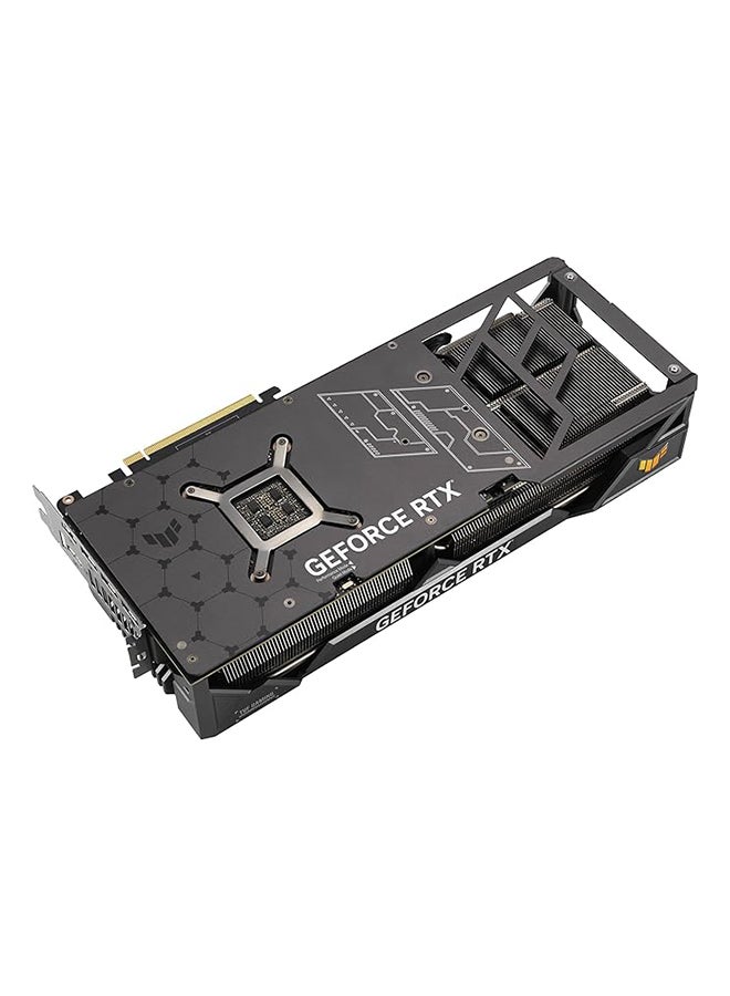 TUF-RTX-4090-O24G-GAMING OC Edition Graphic Card, 24GB GDDR6X 384-bit Memory, 2565 MH Boost Clock, 16384 Cuda Cores, 21 Gbps, 3.65 Slot, PCI 4.0, OpenGL4.6 | 90YV0IE0-M0NA00 Black