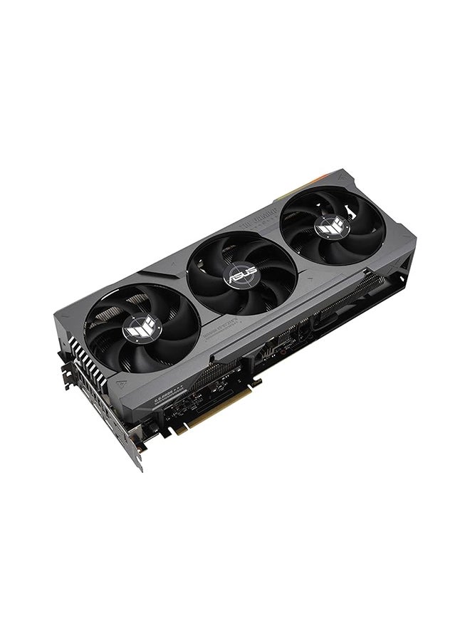 TUF-RTX-4090-O24G-GAMING OC Edition Graphic Card, 24GB GDDR6X 384-bit Memory, 2565 MH Boost Clock, 16384 Cuda Cores, 21 Gbps, 3.65 Slot, PCI 4.0, OpenGL4.6 | 90YV0IE0-M0NA00 Black