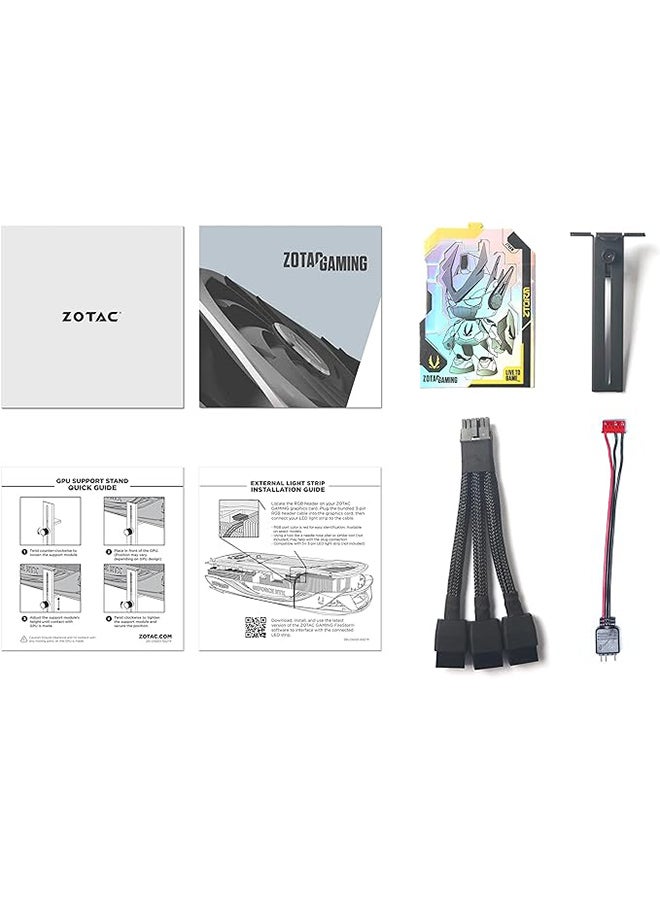 ZOTAC - Gaming GeForce RTX 4070 Ti AMP Extreme AIRO DLSS 3 12GB GDDR6X 192-bit 21 Gbps PCIE 4.0 Gaming Graphics Card, IceStorm 2.0 Advanced Cooling, Spectra 2.0 RGB Lighting, ZT-D40710B-10P Black - Image 1