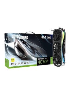 Gaming GeForce RTX 4070 Ti AMP Extreme AIRO DLSS 3 12GB GDDR6X 192-bit 21 Gbps PCIE 4.0 Gaming Graphics Card, IceStorm 2.0 Advanced Cooling, Spectra 2.0 RGB Lighting, ZT-D40710B-10P Black