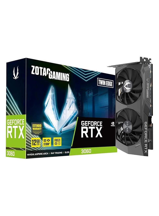 بطاقة رسومات الألعاب GeForce RTX 3060 Twin Edge 12GB GDDR6 192 بت 15 جيجابت في الثانية PCIE 4.0، تبريد IceStorm 2.0، تحكم نشط في المروحة، إيقاف مروحة التجميد، ZT-A30600E-10M - pnsku/N70023156V/45/_/1699866402/204fd1c5-c9be-44a0-a02e-d058f1fe1331