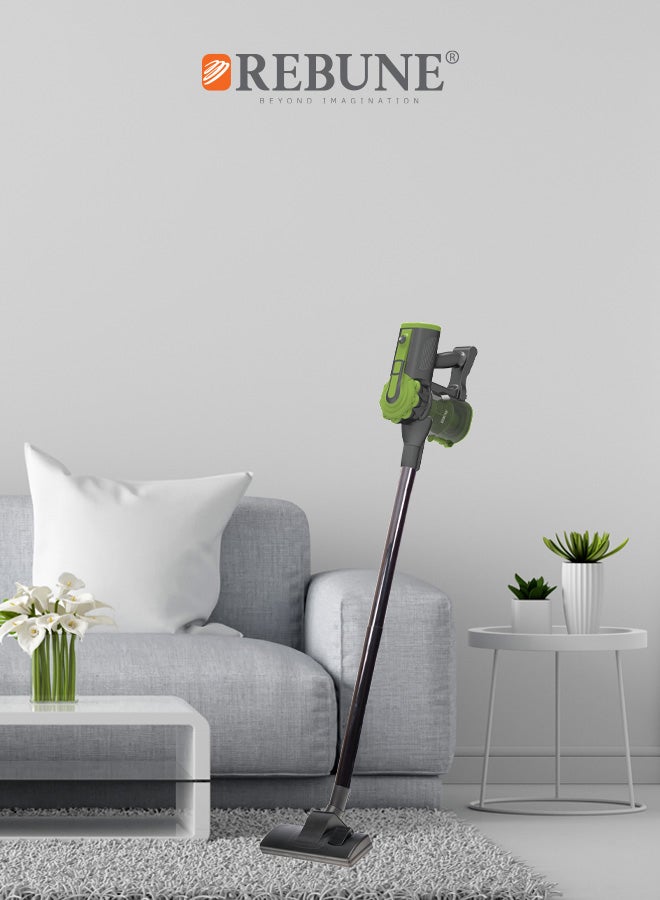 ريبون مكنسة كهربائية سلكية خفيفة الوزن ,تنظيف قوي للعديد من الاسطح، بدون كيس سهلة التفريغ بفلتر قابل للغسل 0.8 L 600 W RE-9-022 - Image 3