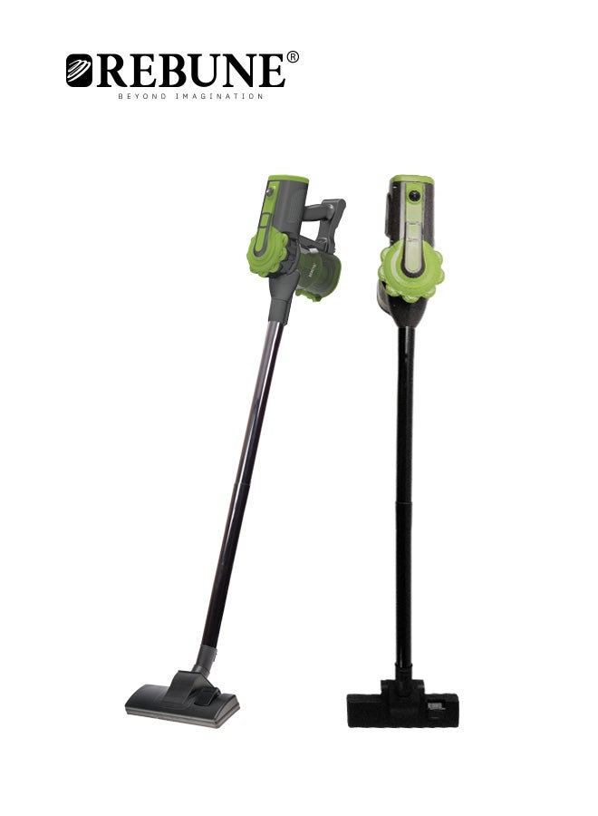 ريبون مكنسة كهربائية سلكية خفيفة الوزن ,تنظيف قوي للعديد من الاسطح، بدون كيس سهلة التفريغ بفلتر قابل للغسل 0.8 L 600 W RE-9-022 - Image 2