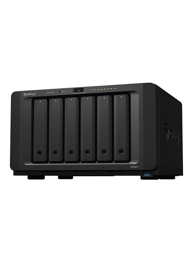 سينولوجي 6 Bay NAS DiskStation DS1621+ (Diskless) Black  - Image 1