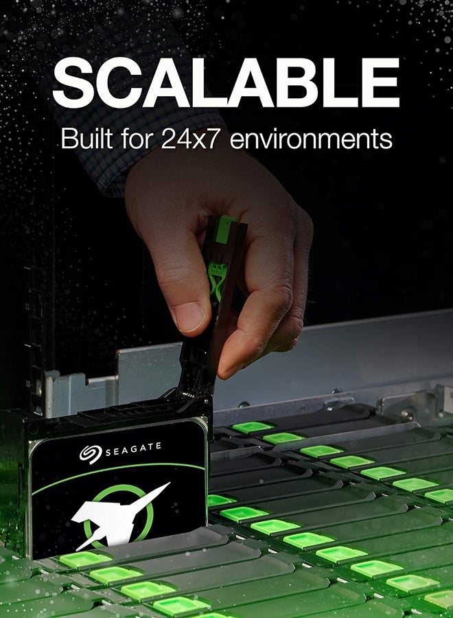 Seagate Exos X18 18TB 512e/4Kn SATA III 6 Gb/s 3.5" Internal Hard Drive, Data Transfer Speeds Up to 270 MB/s, 7200 RPM Speed, 256MB Cache, Fast Format 2,500,000 Hours MTBF | ST18000NM000J 18 TB  - Image 3