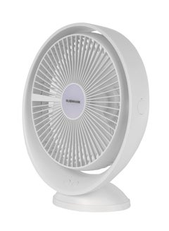 Olsenmark 8" Rechargeable Table Fan, Working Time up to 9 Hours, 3 Speed Controls, High Performance Battery, 2 Years Warranty OMF1850 White  - Image 2