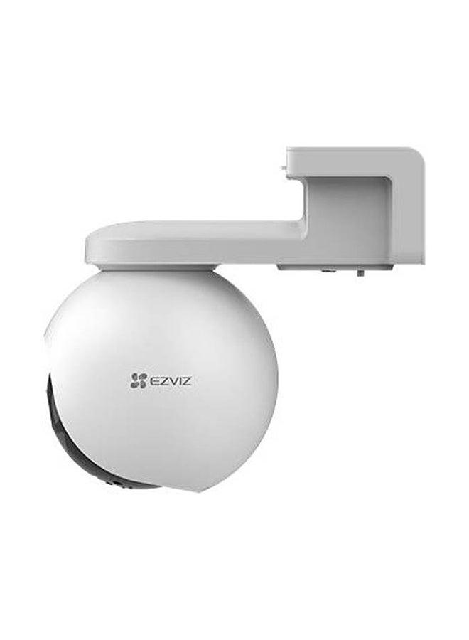 إيزفيز كاميرا بطارية 3MP 4G 2K قابلة للإمالة 360 درجة تعمل مع لوحة شمسية بيضاء - Image 2