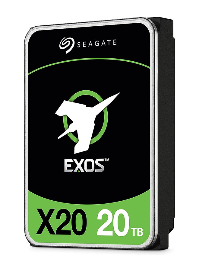 Seagate 20TB Exos X20 7200 rpm SATA III 6 Gb/s 3.5" Internal HDD, 256MB Cache, 7200 Rpm, 285 MB/s Data Transfer Rate, Customization Power Options, Advanced Data Security | ST20000NM007D 20 TB  - Image 1