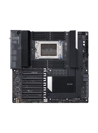 Pro WS WRX80E-SAGE SE WIFI II sWRX8 E-ATX Motherboard, AMD WRX80 Chipset, 8x DDR4, 2048GB Max Capacity, Intel Dual 10Gb Ethernet, 7x PCIe 4.0/3.0 x16, WIFI 6E, USB 3.2 Type-C Black - pnsku/N70023292V/45/_/1700464994/8f2cfc83-a87f-4c11-ba3d-7966f52e5d90