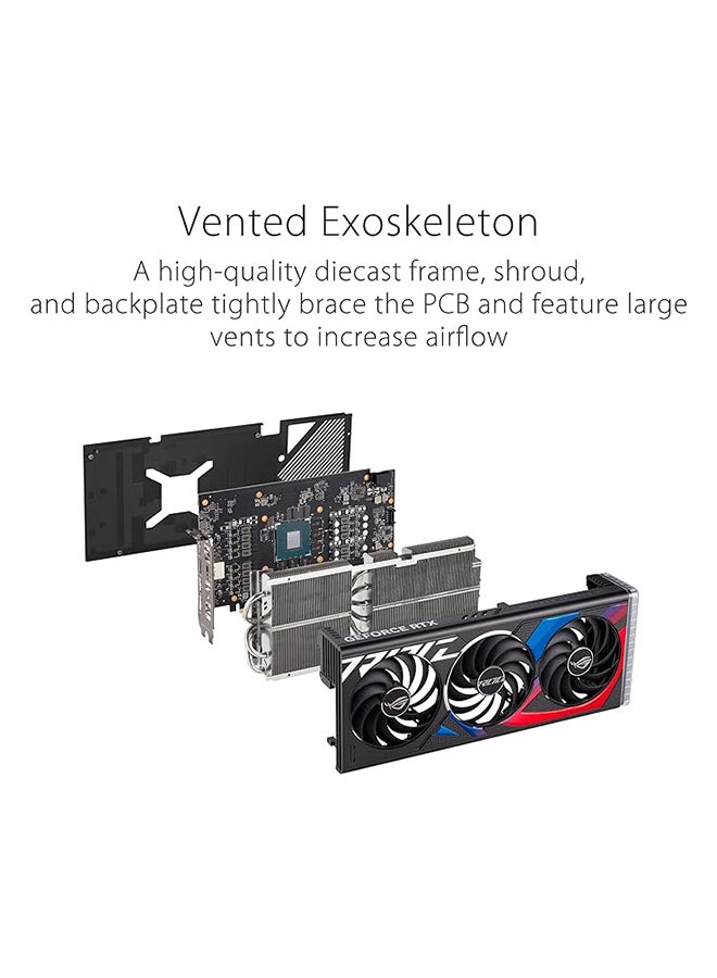 ROG Strix GeForce RTX™ 4070 OC Edition Gaming Graphics Card (PCIe 4.0, 12GB GDDR6X, DLSS 3, HDMI 2.1, DisplayPort 1.4a) Black