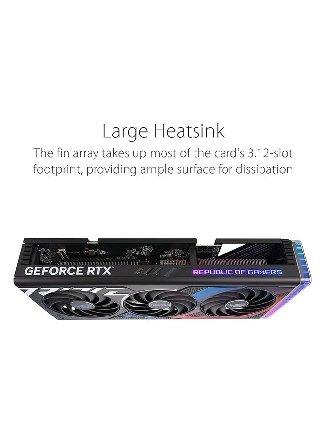 ROG Strix GeForce RTX™ 4070 OC Edition Gaming Graphics Card (PCIe 4.0, 12GB GDDR6X, DLSS 3, HDMI 2.1, DisplayPort 1.4a) Black
