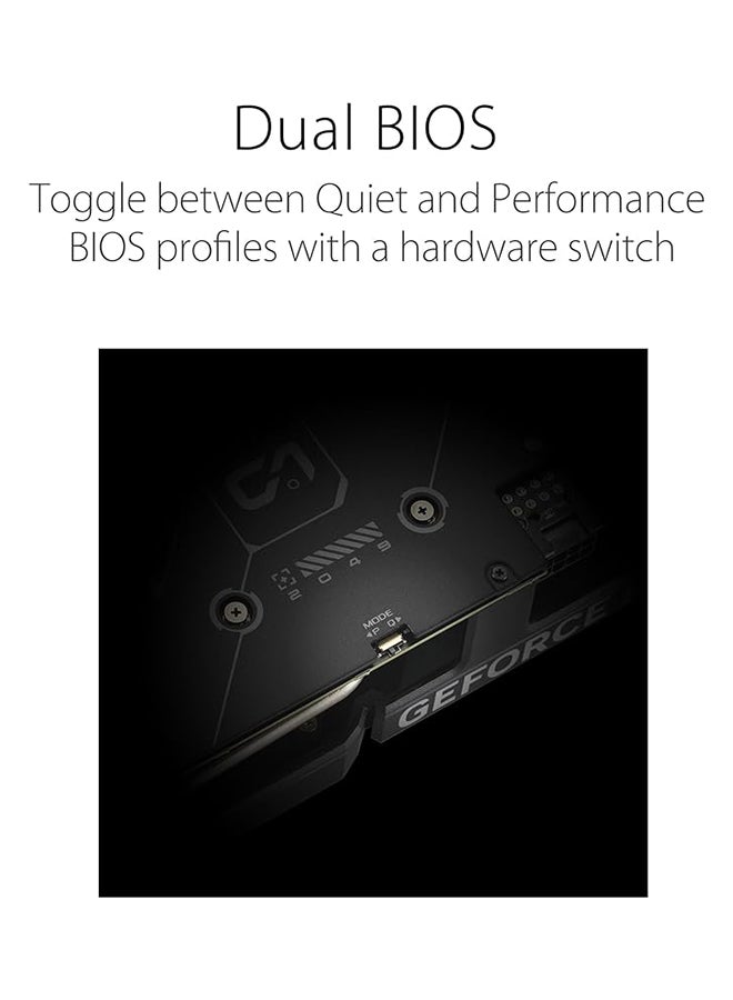 ASUS - Dual GeForce RTX 4060 EVO OC Graphics Card, 8GB GDDR6 128-bit Memory, 2535 MHz OC Boost Clock, 17 Gbps Memory Speed, PCI E 4.0, DisplayPort 1.4a / HDMI 2.1a | 90YV0JC7-M0NA00 Black - Image 1