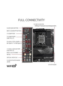 ASUS ROG Crosshair X670E Hero, WiFi 6E, Socket AM5, LGA 1718, Ryzen 7000 Gaming Motherboard, 18+2 Power Stages,?PCIe 5.0, DDR5, 5xM.2 Slots Black  - Image 5