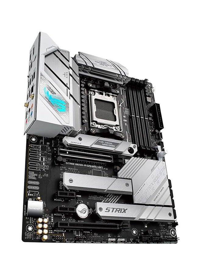 ASUS - Rog Strix B650-A Gaming Wi-Fi ATX DDR5 Motherboard, AMD Socket AM5, B650 Chipset, 2.5Gb Ethernet, Bluetooth, WiFi 6E 6GHz, Max 128GB 4xDIMM Memory, PCIe 4.0x16, 3xM.2 Slot | 90MB1BP0-M0EAY0 Black - Image 1