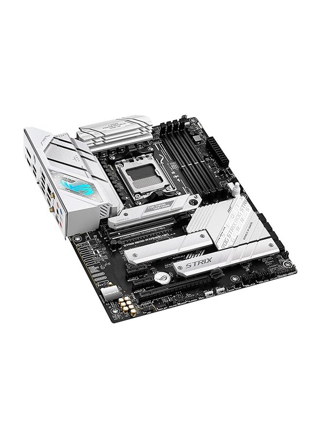 ASUS - Rog Strix B650-A Gaming Wi-Fi ATX DDR5 Motherboard, AMD Socket AM5, B650 Chipset, 2.5Gb Ethernet, Bluetooth, WiFi 6E 6GHz, Max 128GB 4xDIMM Memory, PCIe 4.0x16, 3xM.2 Slot | 90MB1BP0-M0EAY0 Black - Image 1