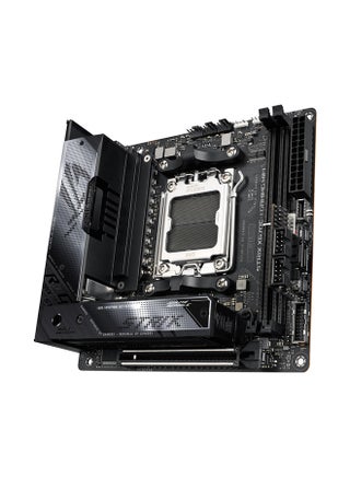 Rog Strix X670E-I Gaming Wifi Mini-ITX Motherboard, AMD AM5 Socket, AMD X670 Chipset, 2xDIMM, Max 64GB DDR5, WiFi 6E 6GHz, 2xM.2 Slots,1xPCIe 5x16, 1x HDMI/2xUSB4 | 90MB1B70-M0EAY0 Black - pnsku/N70023351V/45/_/1727091772/019f53cc-f4bc-4296-8266-6dad33c23955