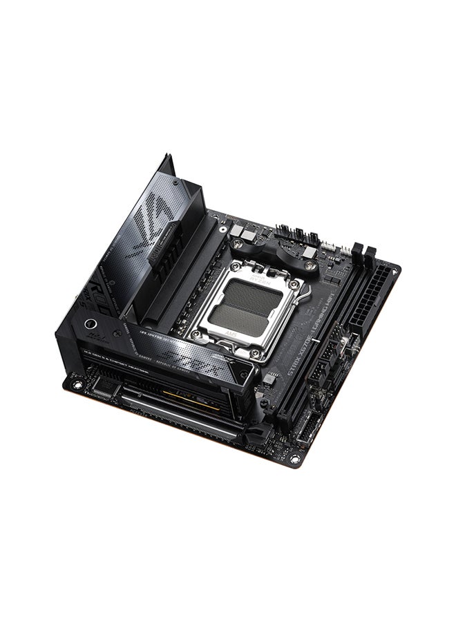 ASUS - Rog Strix X670E-I Gaming Wifi Mini-ITX Motherboard, AMD AM5 Socket, AMD X670 Chipset, 2xDIMM, Max 64GB DDR5, WiFi 6E 6GHz, 2xM.2 Slots,1xPCIe 5x16, 1x HDMI/2xUSB4 | 90MB1B70-M0EAY0 Black - Image 1