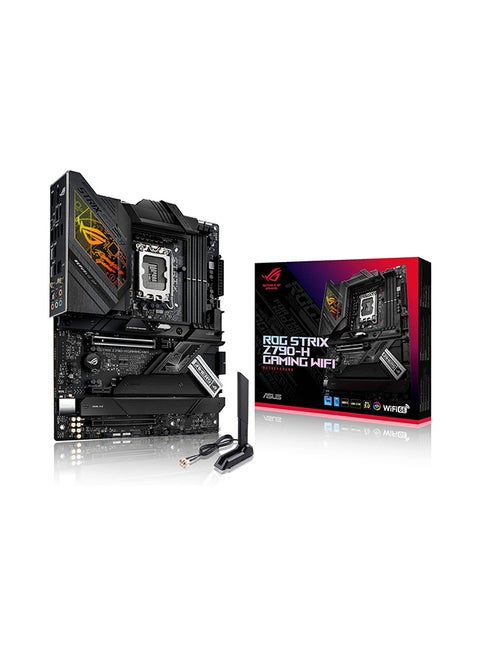 ROG STRIX Z790-H Gaming Wi-Fi LGA 1700 Motherboard, Intel Z790 Chipset, 4x DDR5 DIMM, Up to 192GB Max Memory, Wi-Fi 6E / BT v5.3, 4 x M.2 Slots, 1*HDMI / 1*DP Black