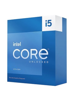 معالج سطح المكتب Core i5-13600KF 14 نواة (6 نواة P + 8 نواة إلكترونية) ذاكرة تخزين مؤقت 24 ميجابايت، حتى 5.1 جيجا هرتز أزرق
