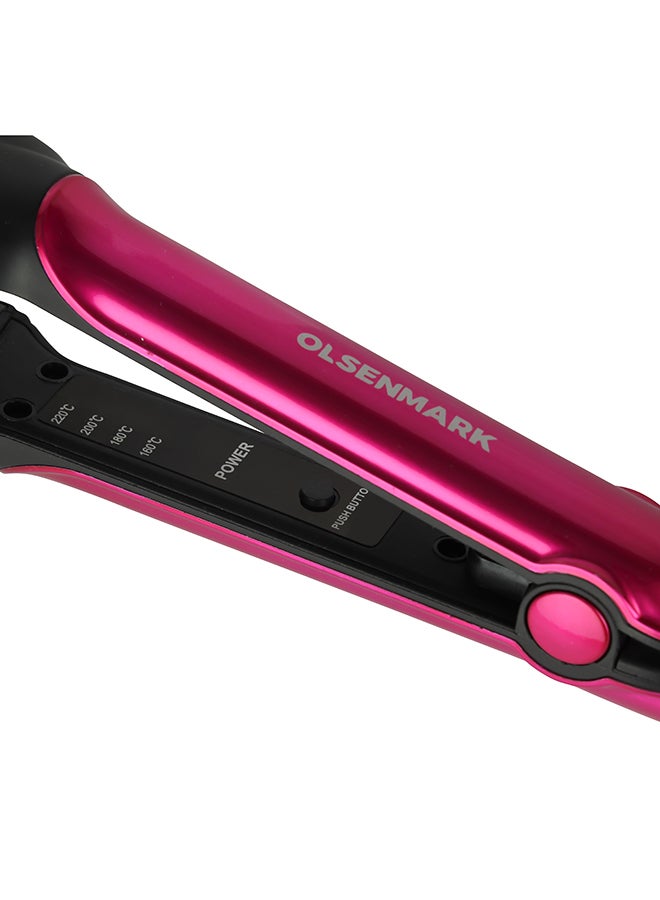 Ceramic Hair Straightener - Easy Pro-Slim Hair Straightener -Max Temperature 220C Black and Pink