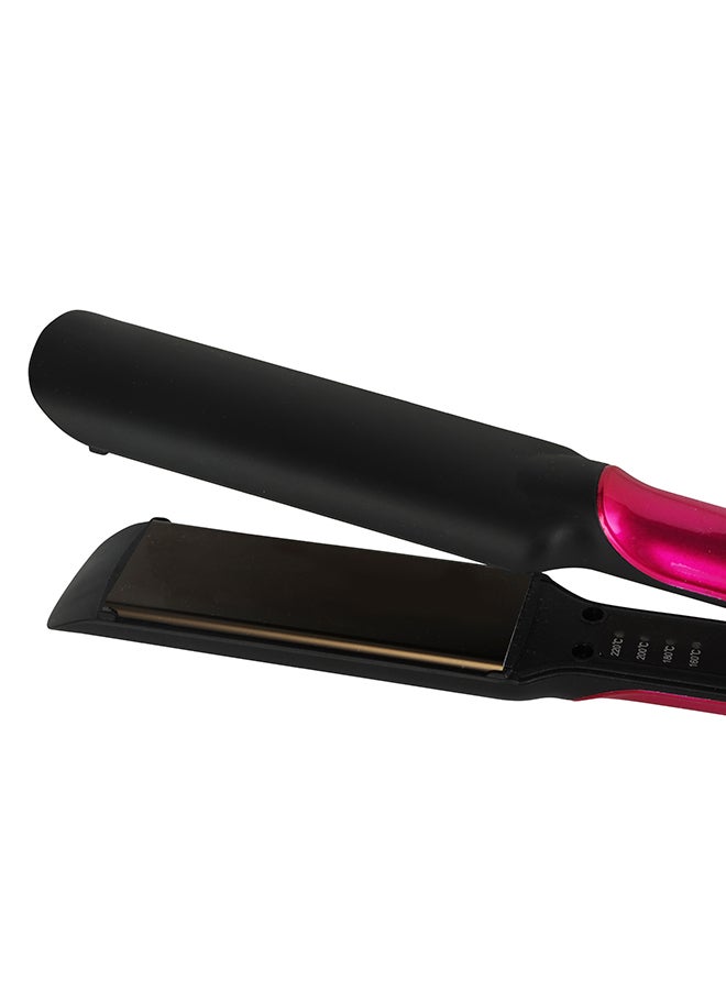 Ceramic Hair Straightener - Easy Pro-Slim Hair Straightener -Max Temperature 220C Black and Pink