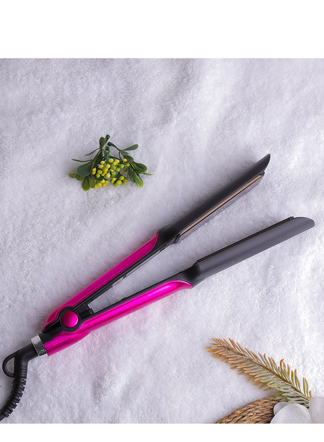 Ceramic Hair Straightener - Easy Pro-Slim Hair Straightener -Max Temperature 220C Black and Pink