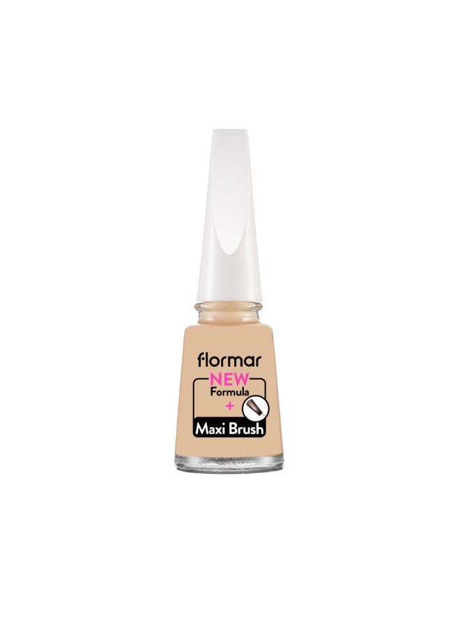 flormar Classic Nail Enamel With New Improved Formula And Thicker Brush - 246 Cream Silk 246 Cream Silk - Image 1