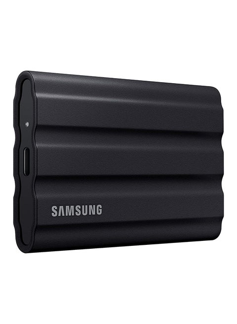 T7 Shield 4TB Portable External SSD, USB 3.2 Gen2 Interface (10 Gbps), Read/Write Speeds Up to 1050/1000 MB/s, AES 256-bit Encryption, Rugged, IP65 Dust & Water Resistant, Black | MU-PE4T0S/WW 4 TB