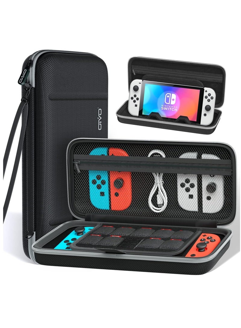 Switch Oled Case, Accessories, Switch Carrying Case With Stand, Switch Portable Travel Bag With Game Storage(2021)