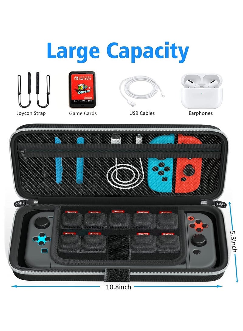 Oivo Switch Oled Case, Accessories, Switch Carrying Case With Stand, Switch Portable Travel Bag With Game Storage(2021) - Image 3