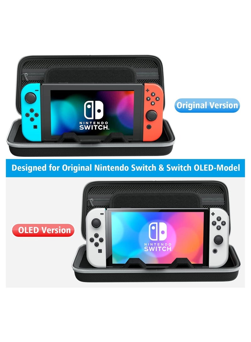 Oivo Switch Oled Case, Accessories, Switch Carrying Case With Stand, Switch Portable Travel Bag With Game Storage(2021) - Image 2