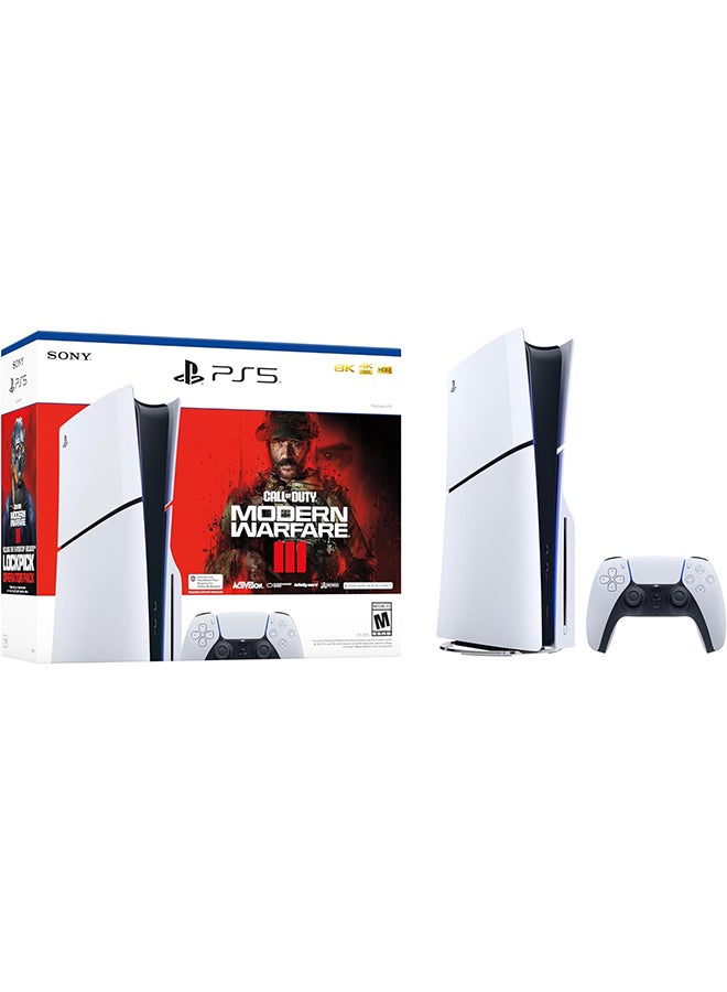 Sony PlayStation 5 Slim Disc Console – Call of Duty Modern Warfare III Bundle- International Version  - Image 1