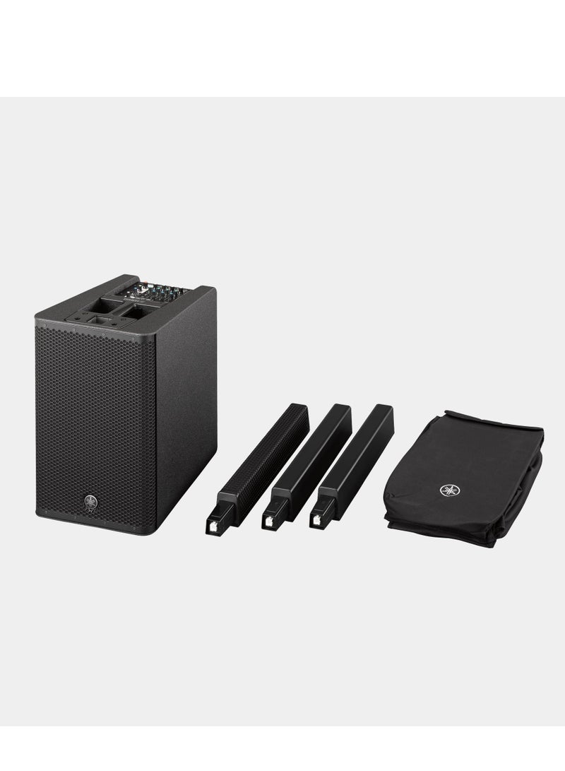 YAMAHA 100W 2-Way Portable PA System With Bluetooth STAGEPAS1KMKII Black - Image 2