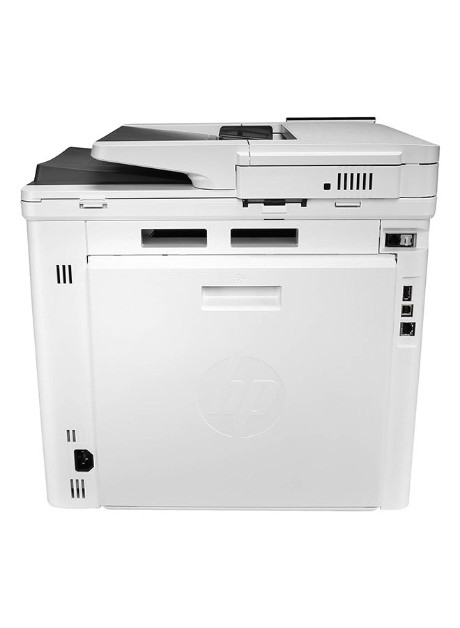 HP - M480F Color LaserJet Enterprise Multifunction Printer, Up To 29ppm Print Speed, Auto Duplex, 4.3'' Color Touch, 50 Sheet ADF, 250 Sheets Input Tray, Print / Copy / Scan / Fax - 3QA55A | White - Image 1