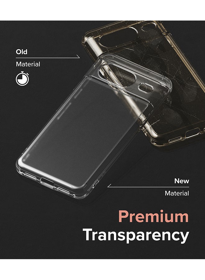 Ringke Fusion Compatible With Google Pixel 8 Case, Minimal Yellowing Anti-Scratch Hard Back Shockproof TPU Bumper Drop Protection Phone Cover - Matte Clear - Image 5