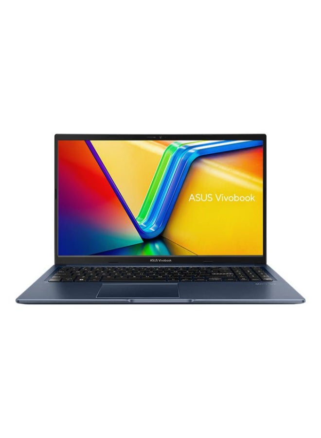 Vivobook X1502Z (Upgraded Version) Laptop With 15.6-Inch FHD Display, Core i7-12700H Processor/8GB RAM/512GB SSD/Intel Iris Xe Graphics/Windows 11 English/Arabic Quiet Blue