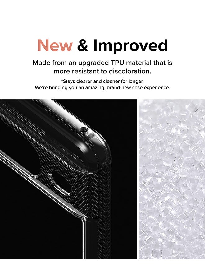 Ringke Fusion Compatible With Google Pixel 8 Case, Minimal Yellowing Anti-Scratch Hard Back Shockproof TPU Bumper Drop Protection Phone Cover- Clear - Image 4