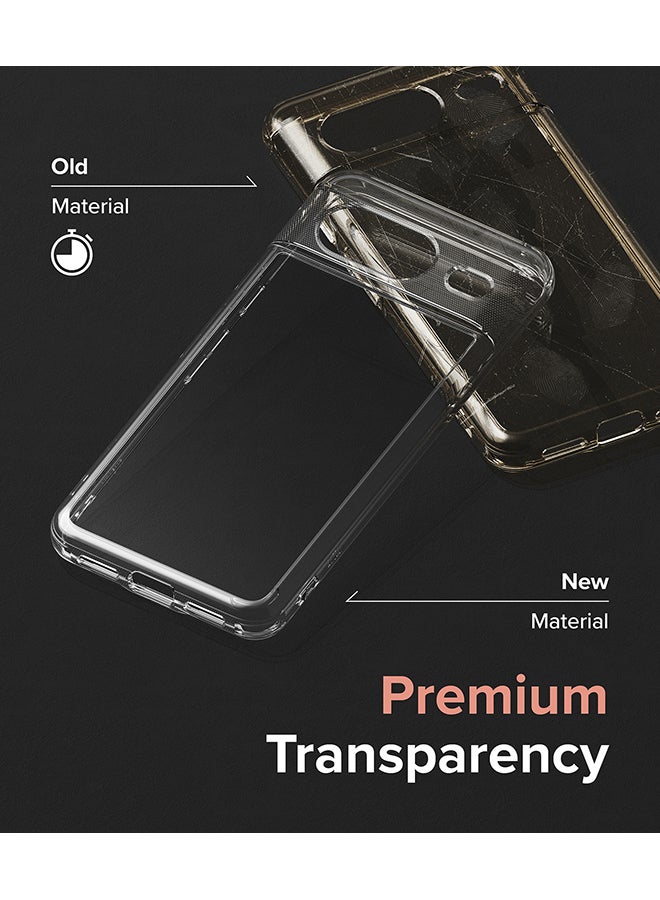 Ringke Fusion Compatible With Google Pixel 8 Case, Minimal Yellowing Anti-Scratch Hard Back Shockproof TPU Bumper Drop Protection Phone Cover- Clear - Image 5