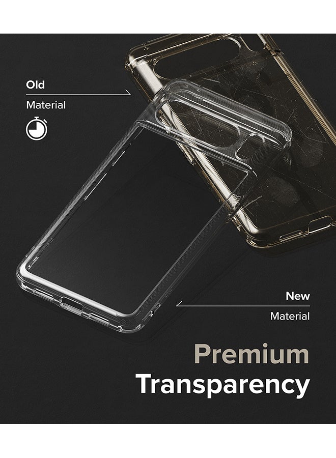 Ringke Fusion Compatible With Google Pixel 8 Pro Case Minimal Yellowing Anti-Scratch Hard Back Shockproof TPU Bumper Drop Protection Phone Cover- Clear - Image 5