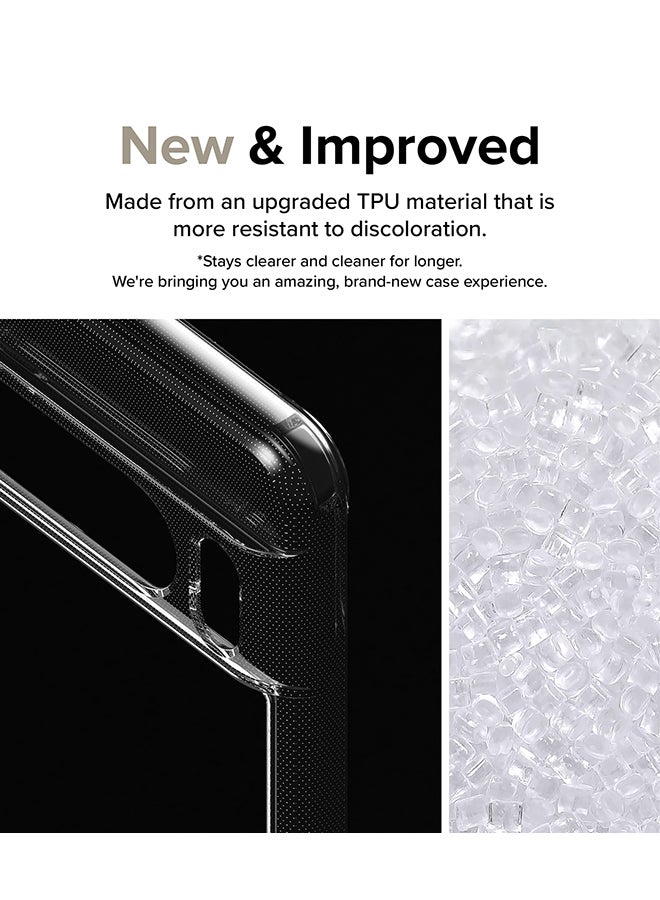 Ringke Fusion Compatible With Google Pixel 8 Pro Case Minimal Yellowing Anti-Scratch Hard Back Shockproof TPU Bumper Drop Protection Phone Cover- Clear - Image 4