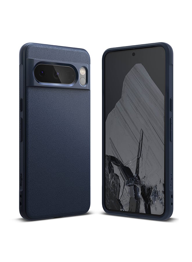 Ringke Onyx Compatible With Google Pixel 8 Pro Case, Enhanced Grip Tough Flexible Shockproof Rugged TPU Bumper Drop Protection Phone Cover - Navy - Image 1