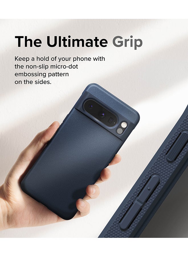 Ringke Onyx Compatible With Google Pixel 8 Pro Case, Enhanced Grip Tough Flexible Shockproof Rugged TPU Bumper Drop Protection Phone Cover - Navy - Image 4