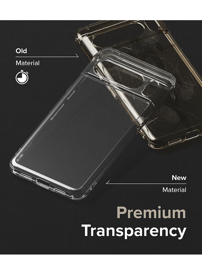 Ringke Fusion Compatible With Google Pixel 8 Pro Case, Minimal Yellowing Hard Back Shockproof TPU Bumper Drop Protection Phone Cover - Matte Clear - Image 5