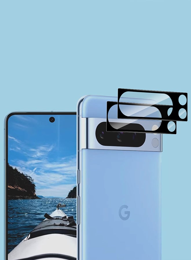 MARGOUN 4 Packs For Google Pixel 8 Pro TPU Case And Screen Protector, 2 Camera Lens Protectors Clear Anti-Yellowing Transparent Shockproof Protective Phone Case Scratch Resistant Reinforced Corners Cover Clear - Image 3