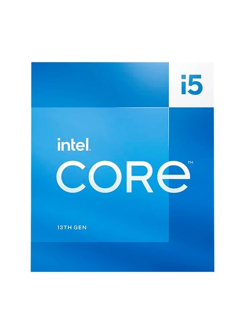 Core Core i5 13400F Raptor Lake Desktop Processor, 13th Gen LGA 1700, 10-Core, 16 Threads, 44MB Cache, Up to 4.6GHz, 128 GB Max Memory, DDR5 5600 Memory | BX8071513400F Blue