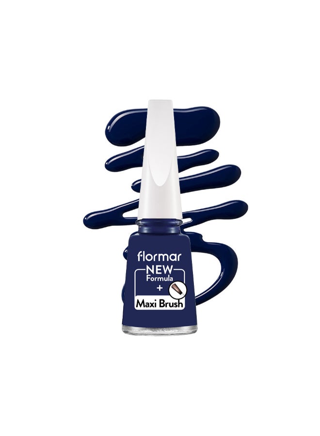 flormar Classic Nail Enamel With New Improved Formula And Thicker Brush 452 Marine Lover - Image 3