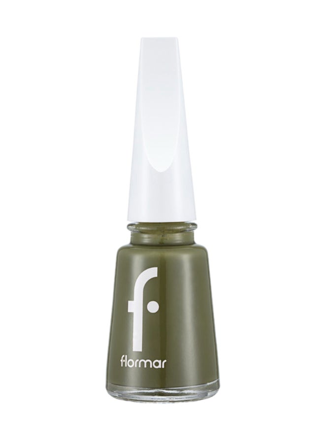 flormar Classic Nail Enamel With New Improved Formula And Thicker Brush - 454 Army Glam 454 Army Glam - Image 1