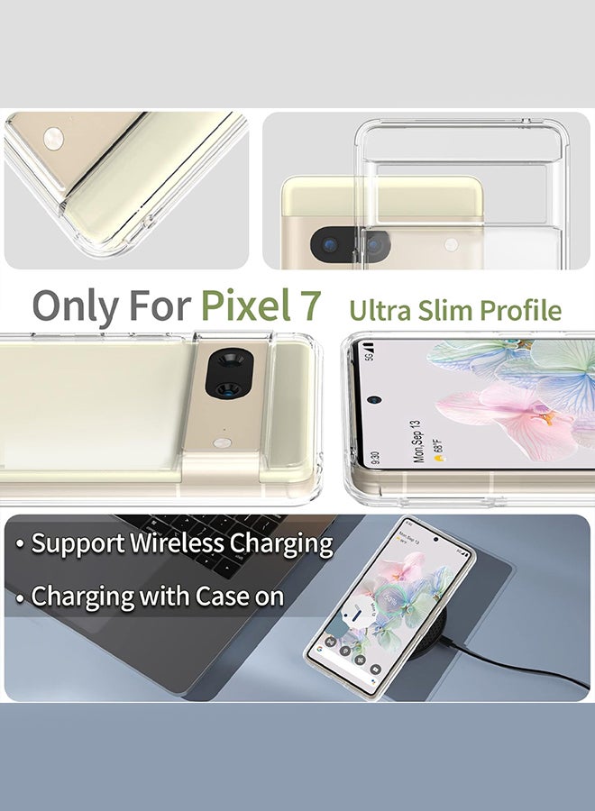 MARGOUN Google Pixel 7 TPU Anti Yellowing Transparent Shockproof Protective Phone Case Scratch Resistant Cover Clear - Image 5