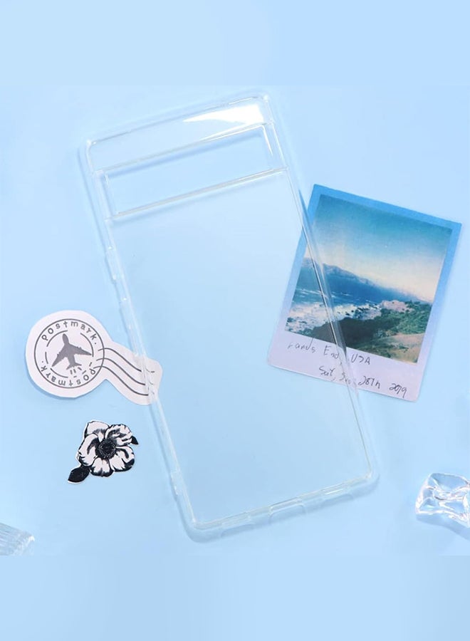 MARGOUN Google Pixel 7 TPU Anti Yellowing Transparent Shockproof Protective Phone Case Scratch Resistant Cover Clear - Image 3